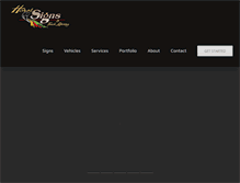 Tablet Screenshot of horstsigns.com